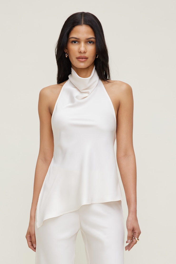Textured Long Sleeve Sheer Top White | Dynamite