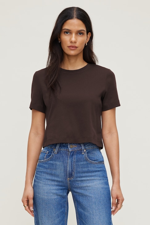 Maxi T-Shirt Dress BROWN | Dynamite Maxi T-Shirt Dress BROWN | Dynamite
