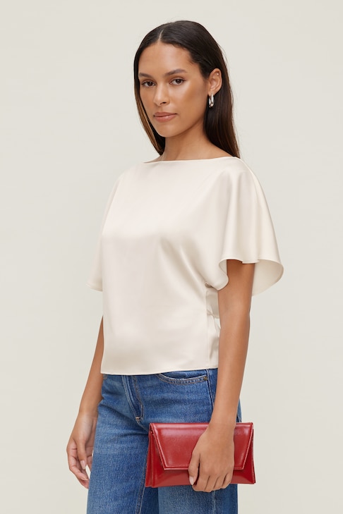 Farra Satin Blouse