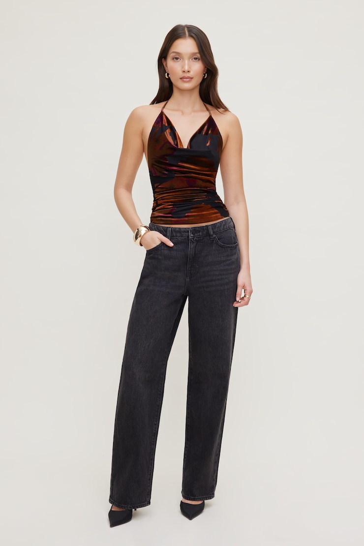 トップス SALSATION Y16Asymmetric Draped Tank Asymmetric Draped