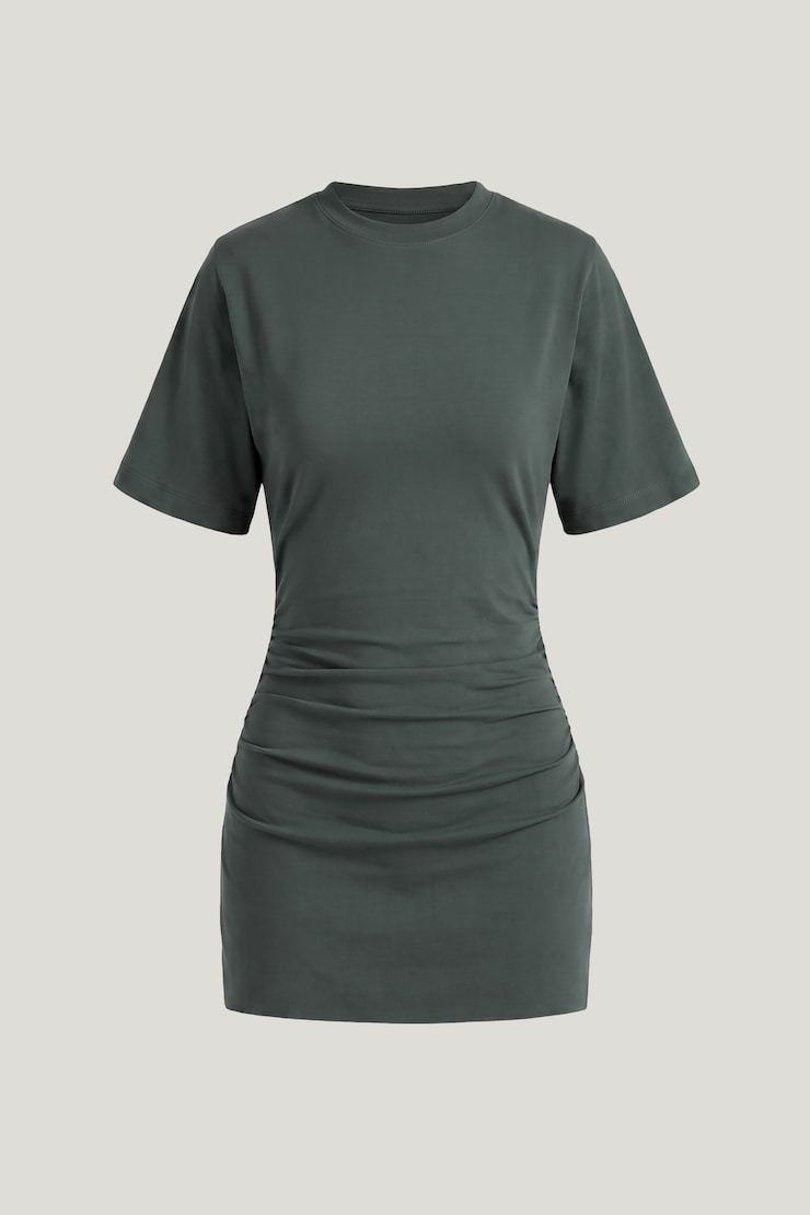 Andrea Cotton Mini Dress Urban Chic Green large
