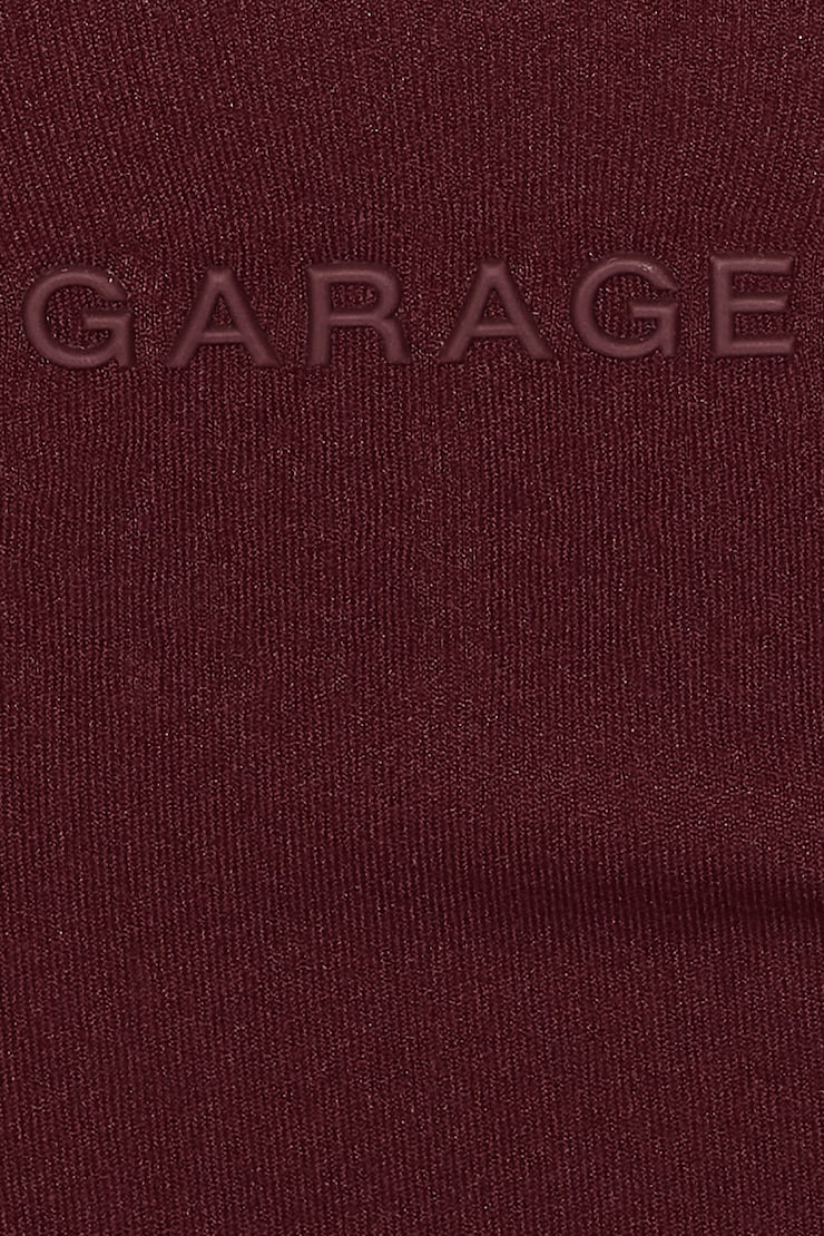 Active Plunge Cami Top, Burgundy Bite, large