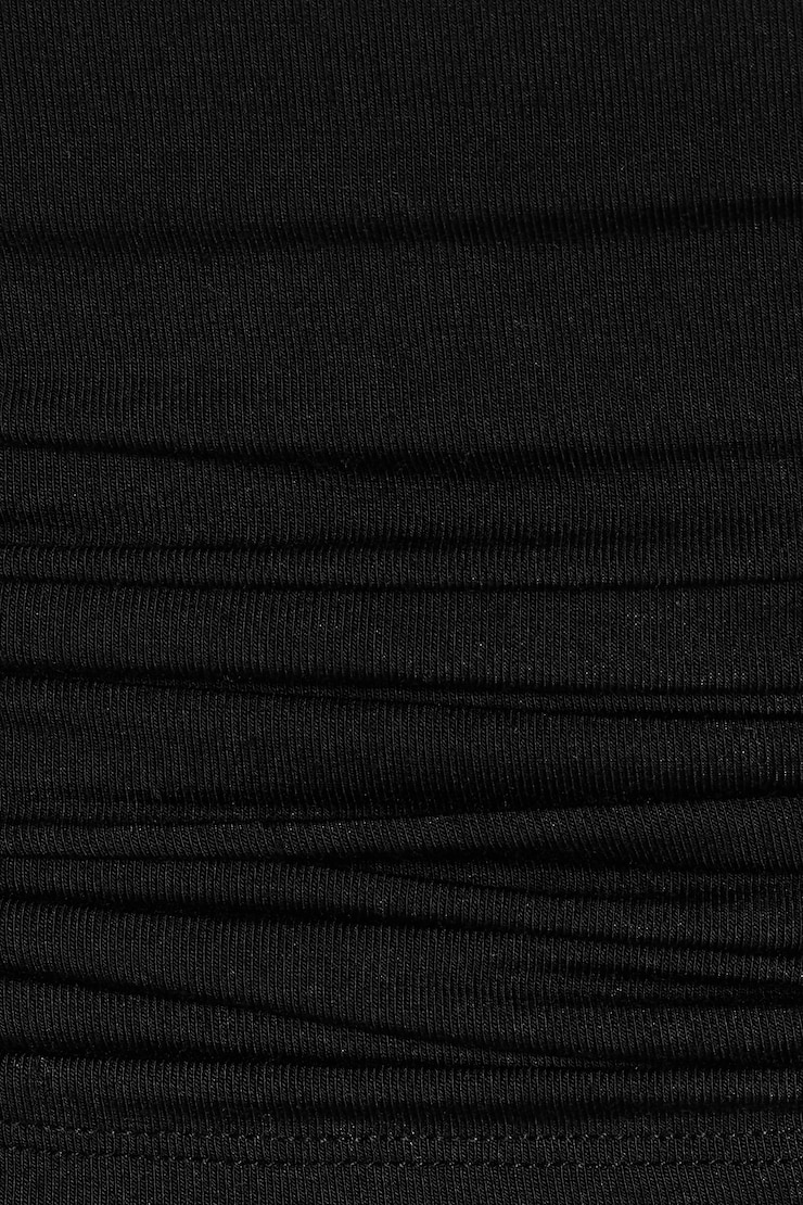 Smooth Off Shoulder Side Tie T-Shirt