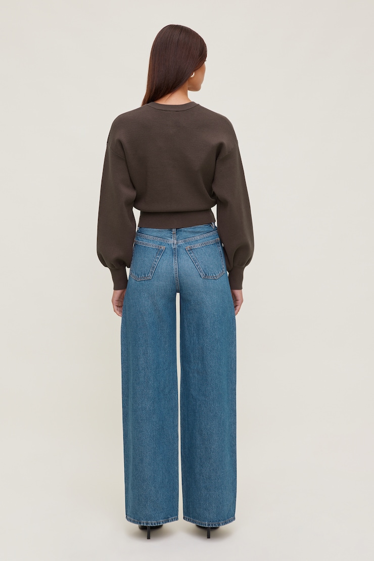 Harlow Ultra High Rise Wide Leg Jeans
