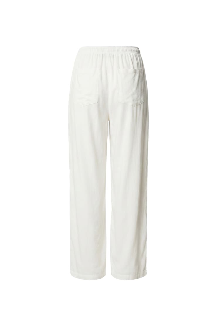 Linen Balloon Pants, Snow White, large