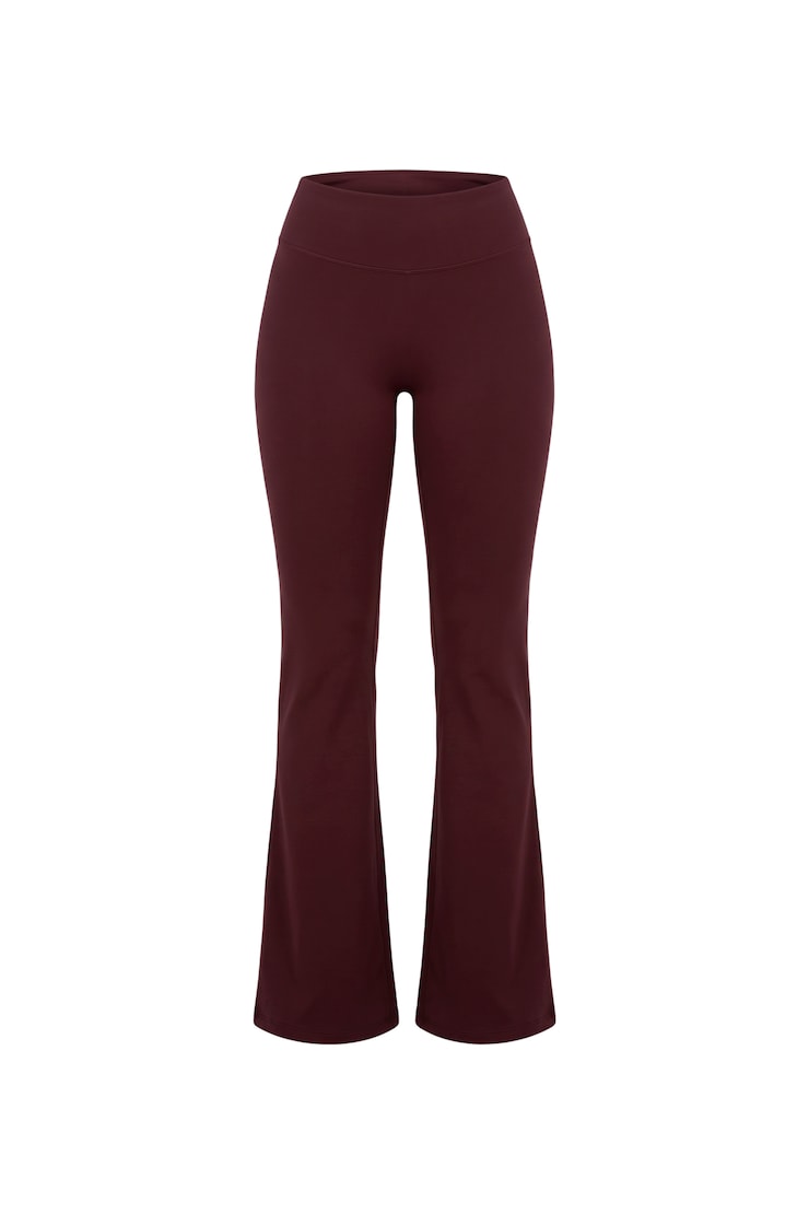 Form Active Flare Pants, Burgundy Bite, large