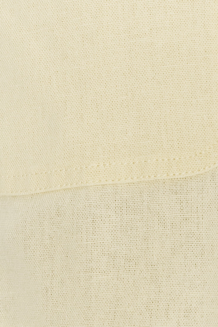 Clean Linen Mini Shorts, Anise Flower Yellow, large