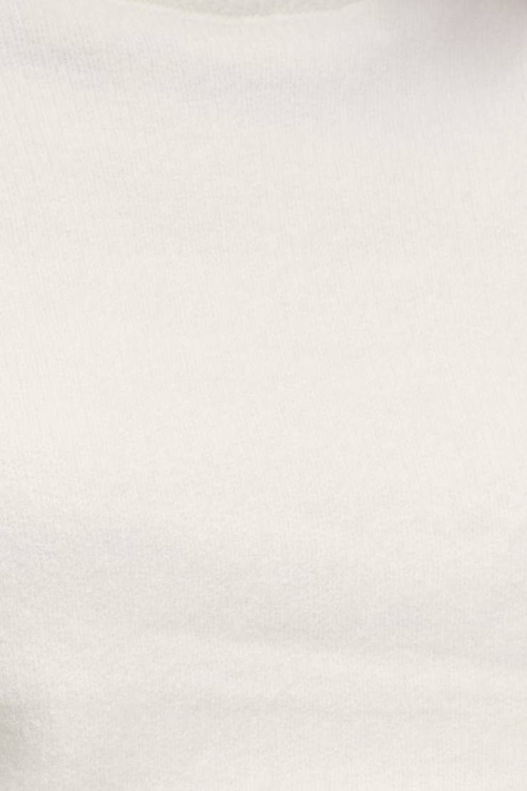 Ellora Cropped Turtleneck Sweater Snow White large