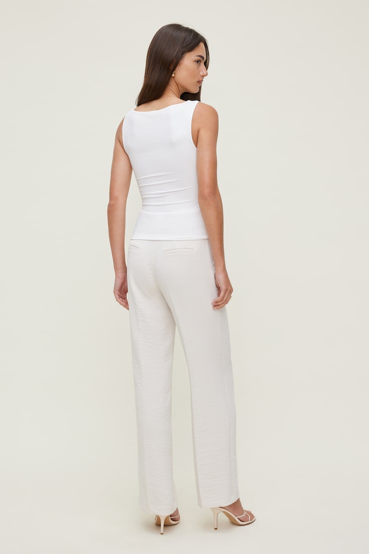 Camelia Airflow Straight Leg Pants Polished Pearl Beige large