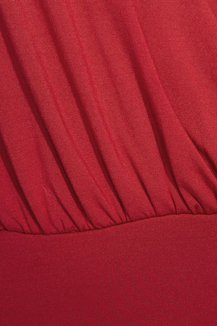 Smooth Surplice Halter Top, Jester Red, large
