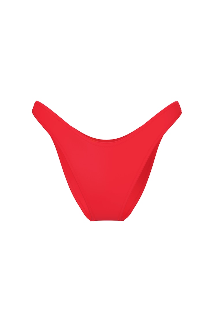 Boomerang Cheeky Bikini Bottom, Candied Apple Red, large