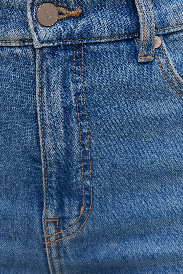 Frenchie High Rise Slim Leg Jeans Medium Indigo / Envy Blue large