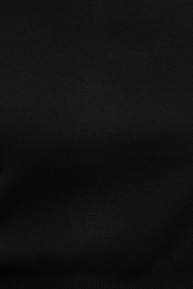 Aria Boat Neck Sweater Jet Black large
