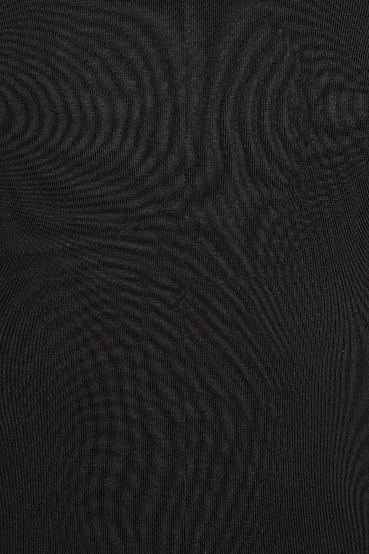 Smooth Cross Back Bodysuit, Jet Black, large
