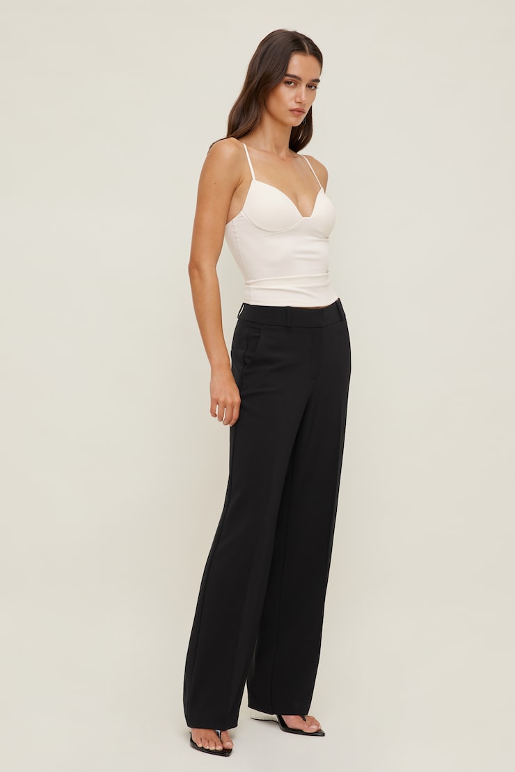 Mindi Padded Bustier Top Calming Off White large