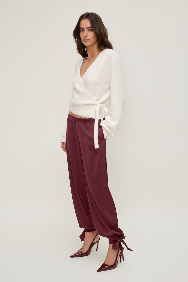 Satin Balloon Pants