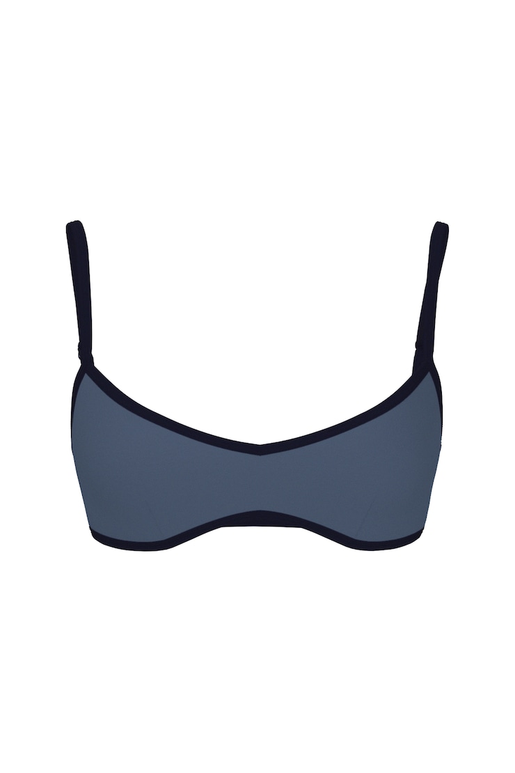 Active Micro Bra, Heated Indigo/Naughty Navy Blue, large