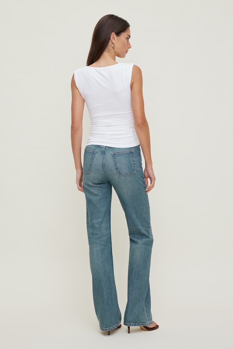 Sculpt Plunge Tank Top