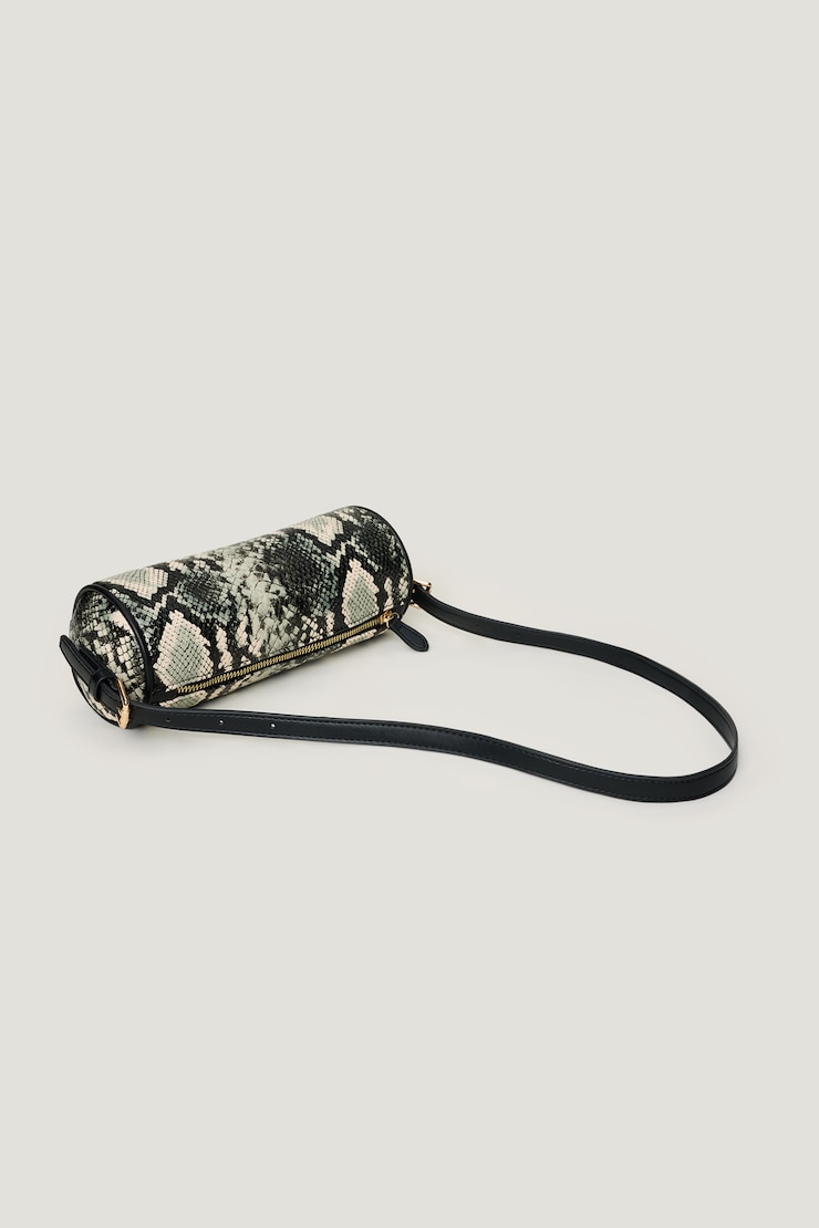 Sac à motif peau de serpent Imprimé serpent beige large