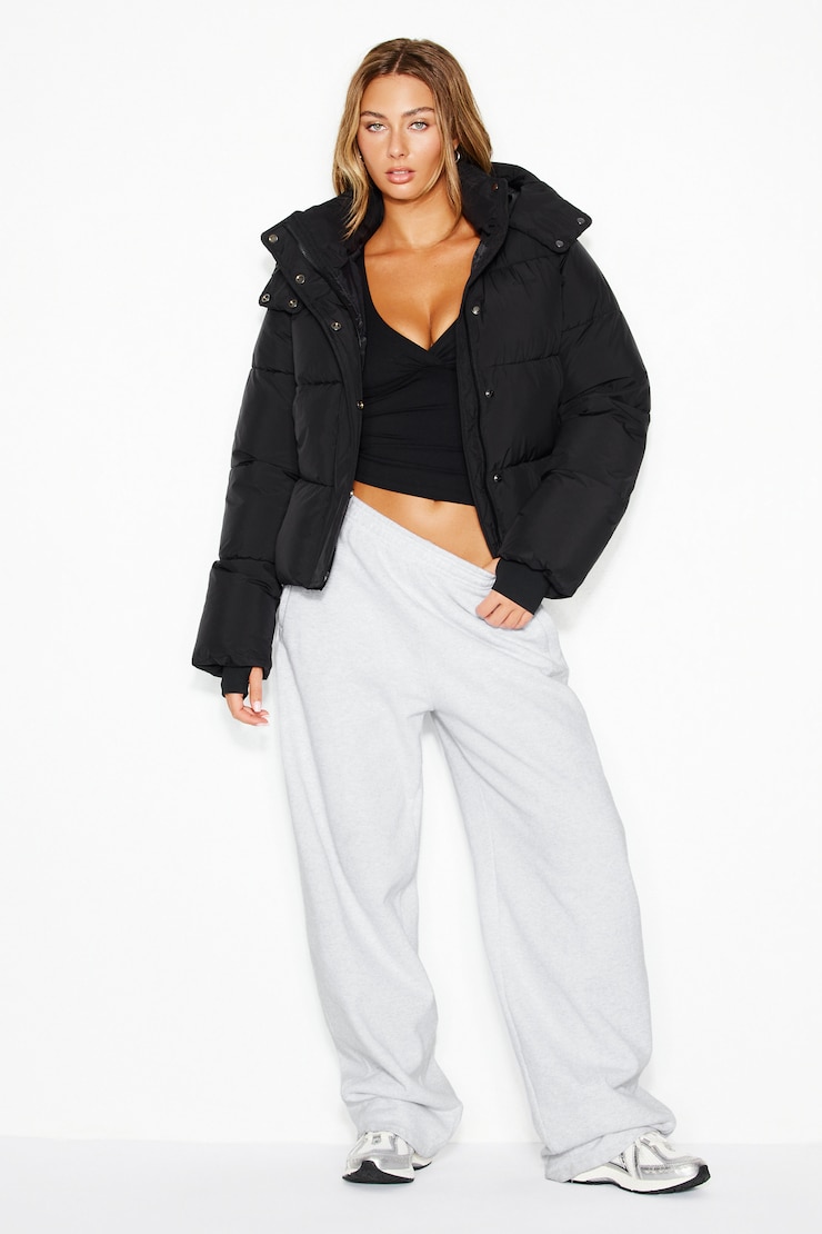 Perfect Puff Jacket, Jet Black, large