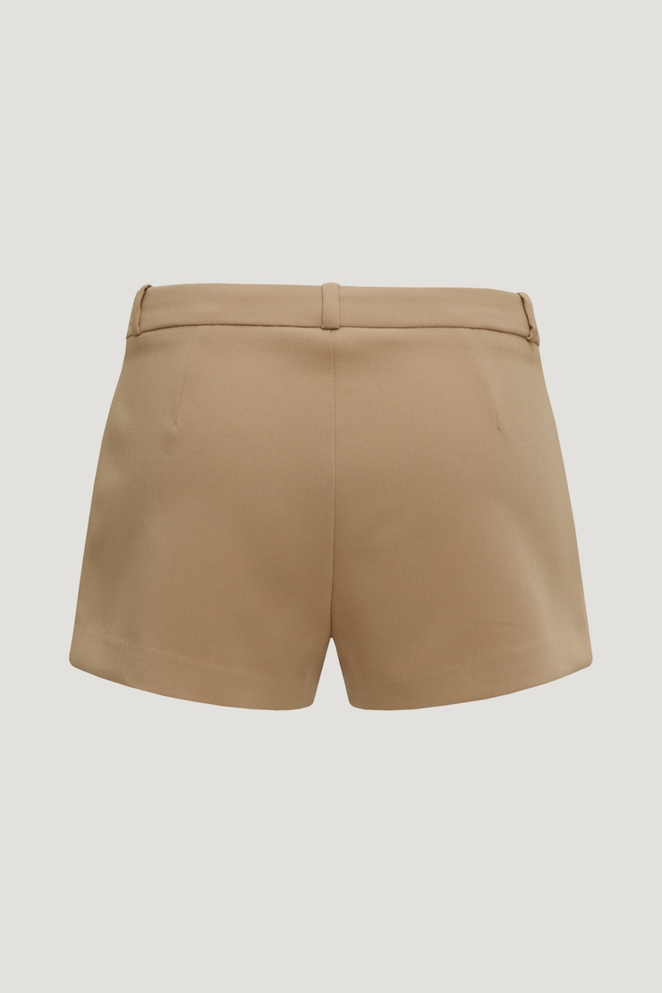 Fitted Mid Rise Shorts