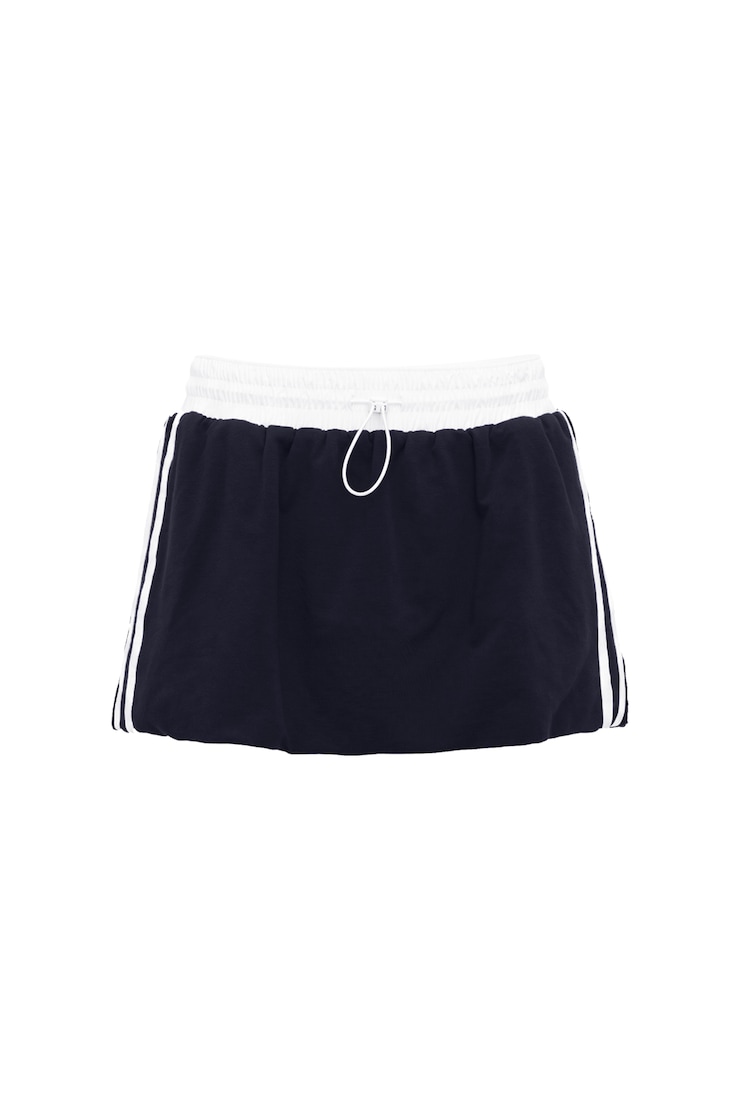 StretchTerry™ Bubble Skort, Naughty Navy Blue/White, large