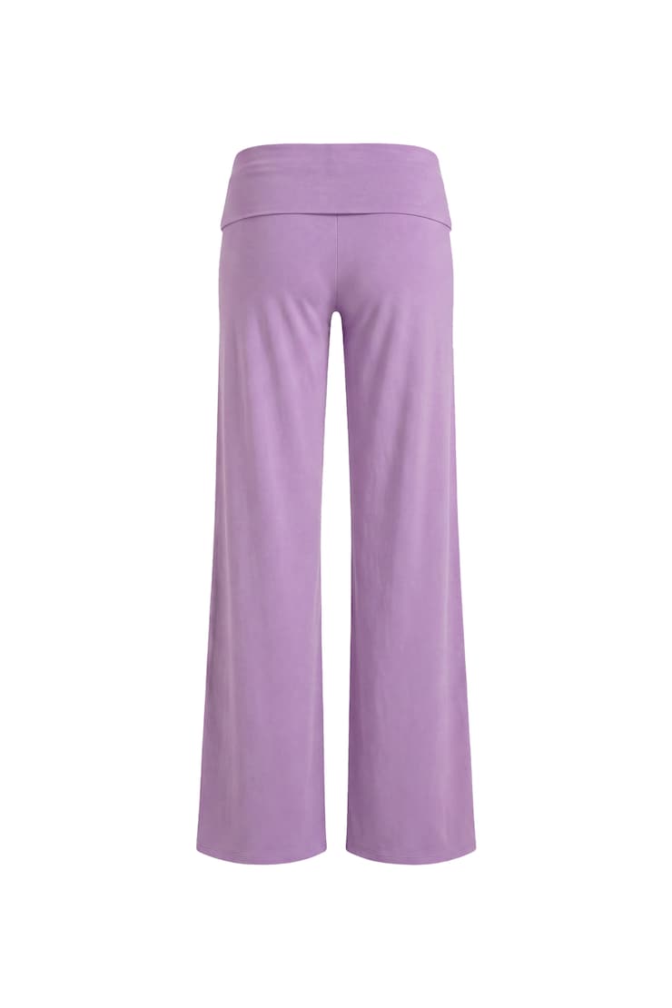 Modal Foldover Pants, CHARGED LILAC, large