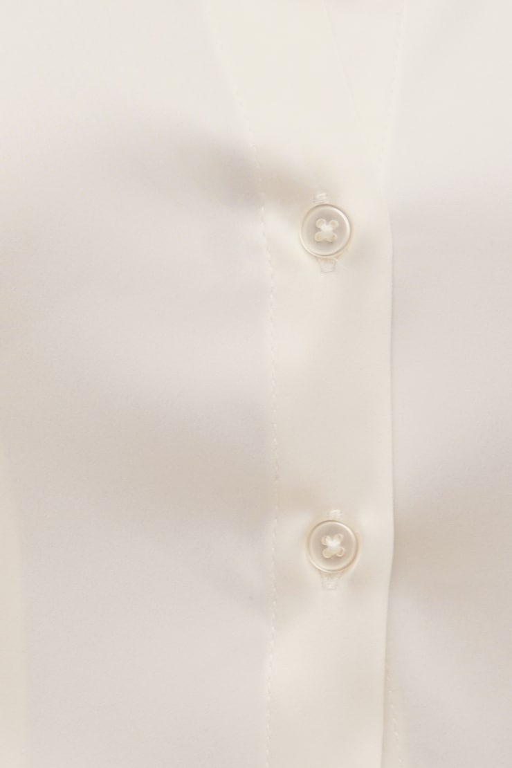 Kyra Satin Shirt Sea Salt Cream large