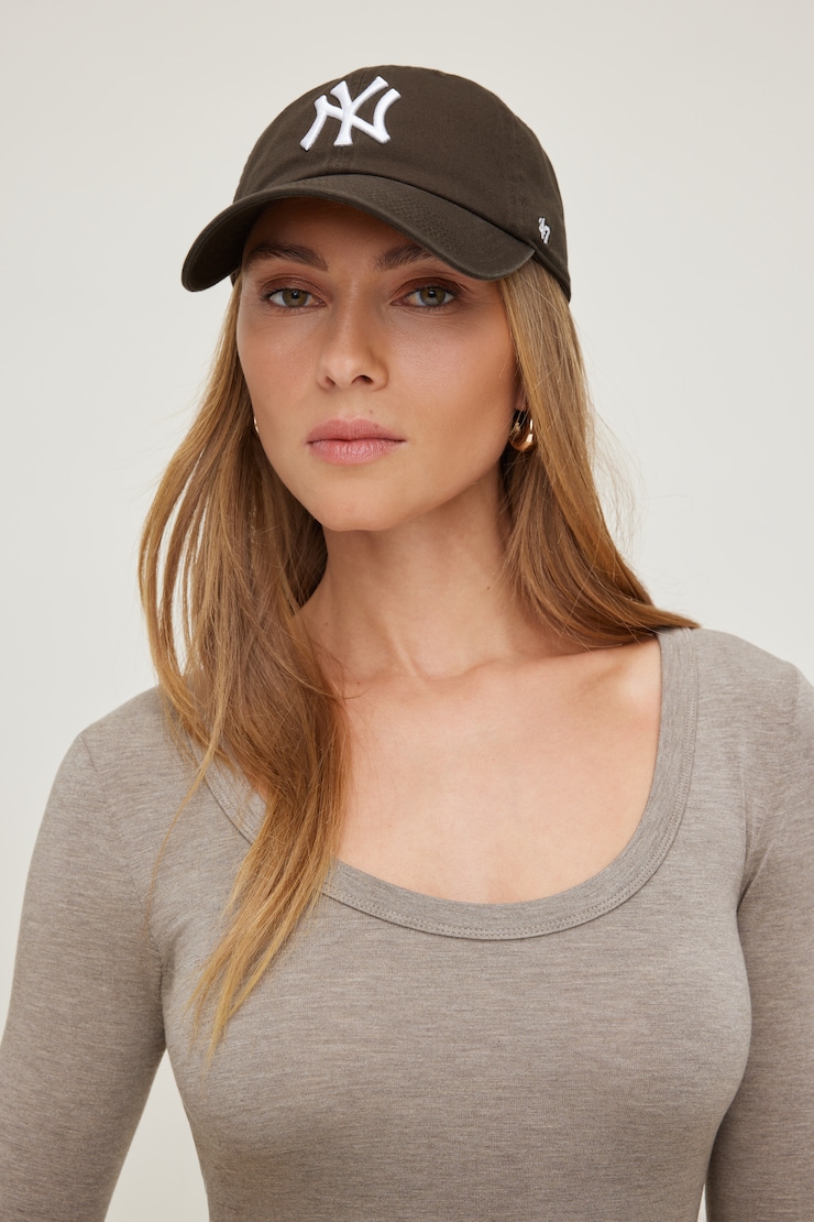 '47 Brand | New York Clean Up Cap Shopping Bag Brown / White large