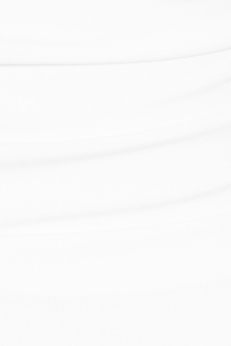 Ruched Pixie Halter Top, Bright White, large
