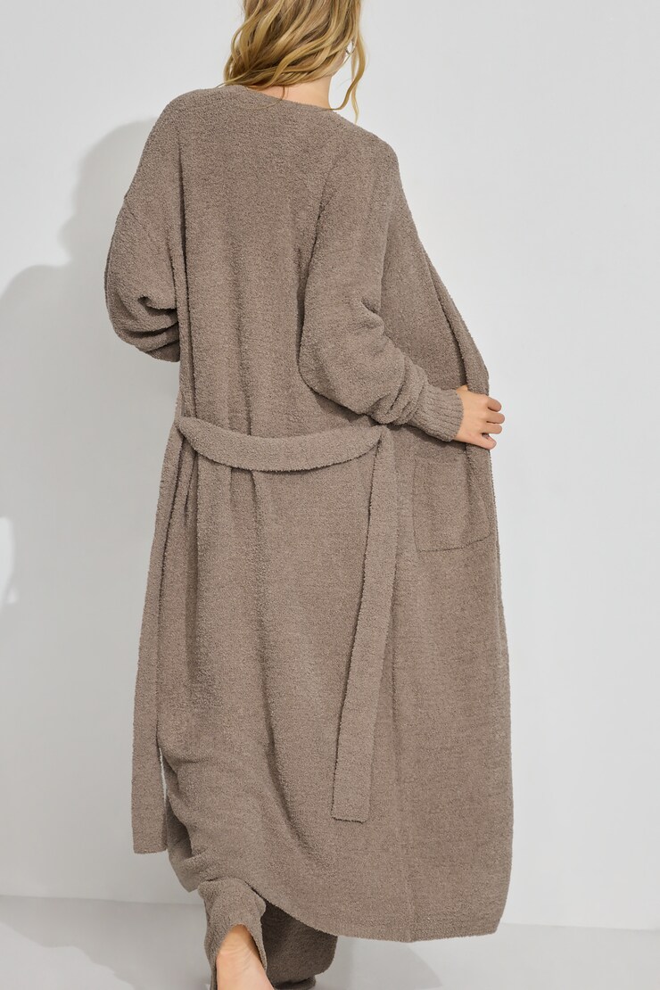Plush Robe, Toasted Taupe, large