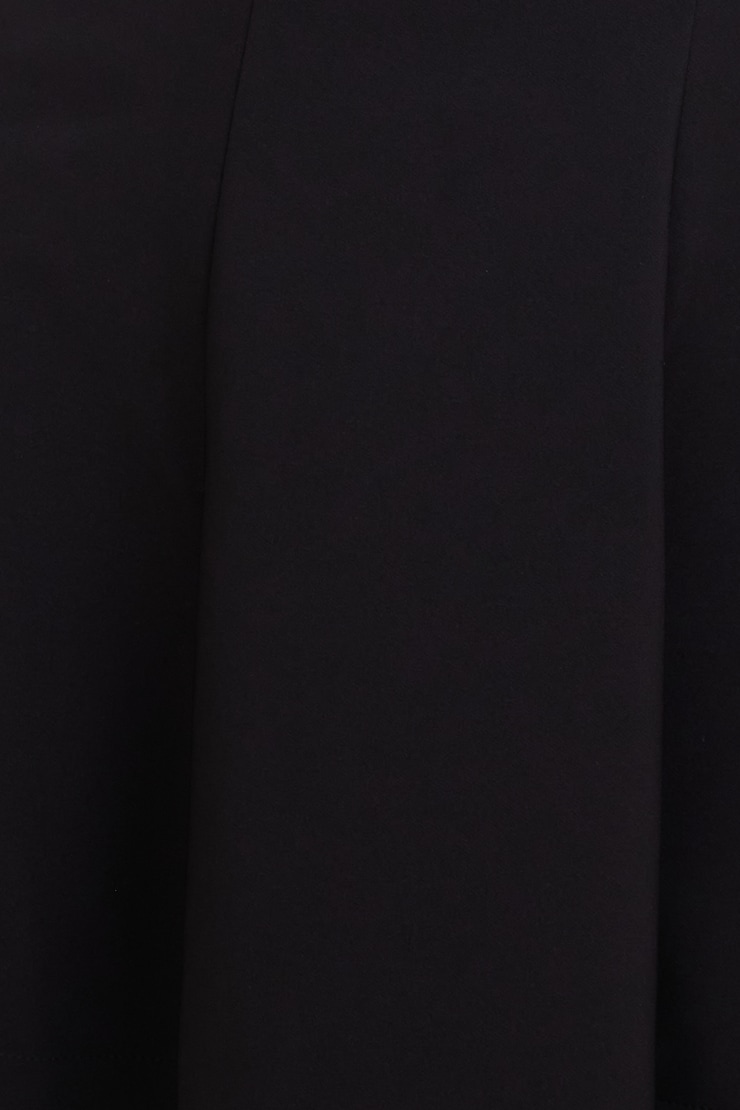Mix Media Umbrella Mini Dress Jet Black large