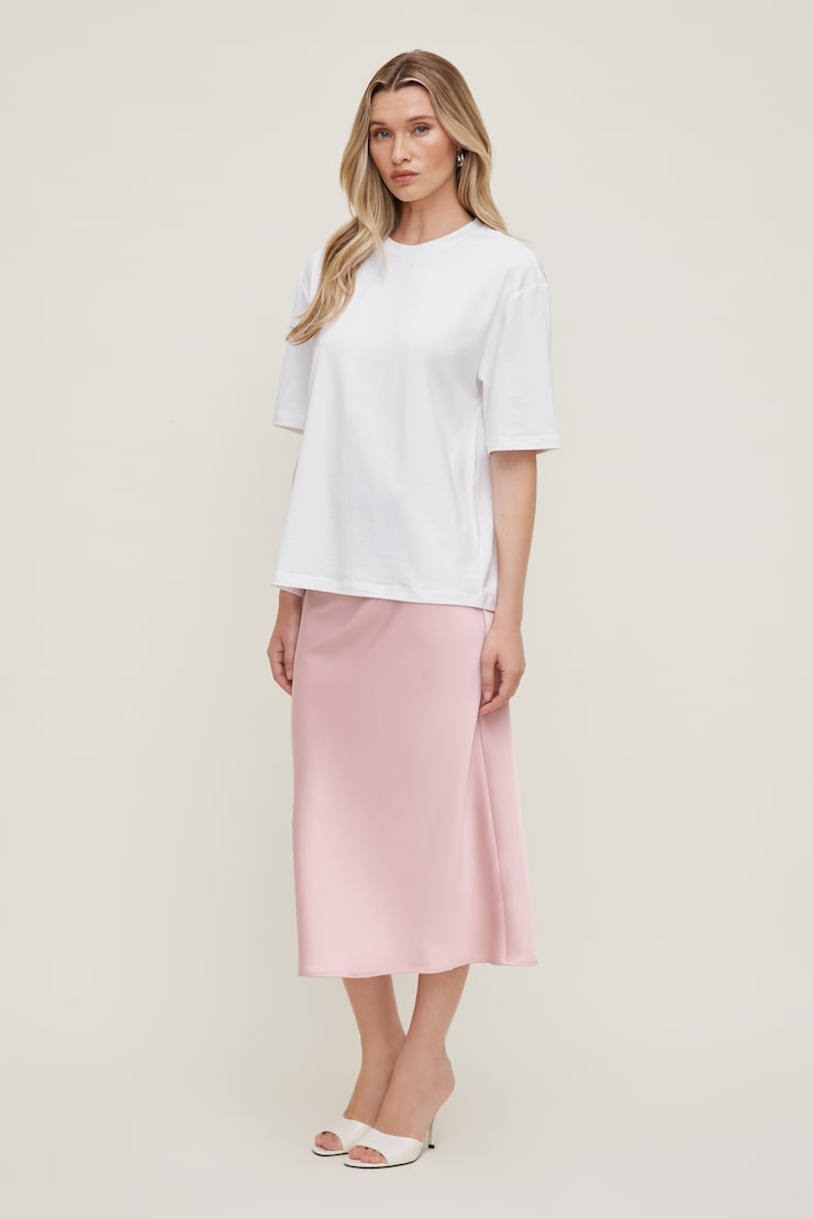T-shirt en coton et modal