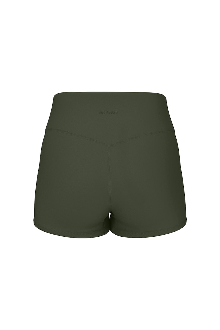 Active 3" Booty Shorts, Olive Obsession, large
