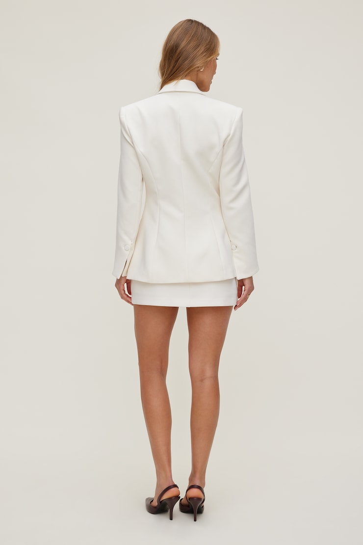 Anna Cinched Blazer Sea Salt Cream large