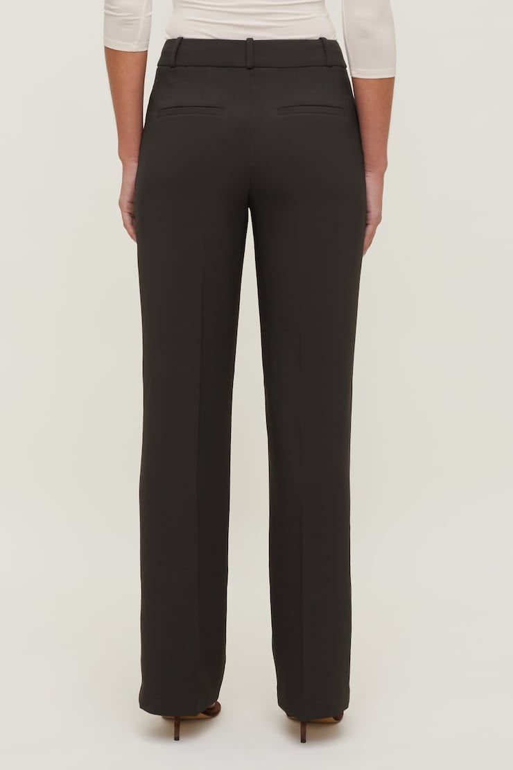 Camelia Crepe Straight Leg Pants