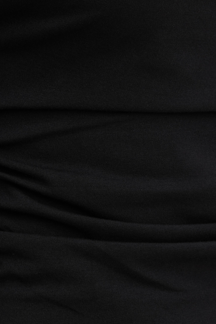 Andrea Long Sleeve T Shirt Jet Black large
