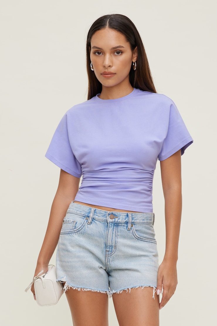 T-shirt Andrea en coton et spandex