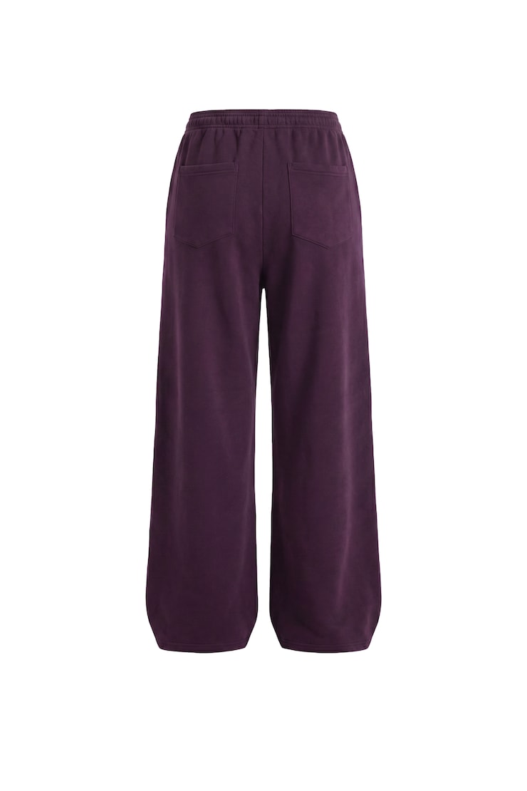 UltraFleece Barrel Leg Sweatpants, Wild Berry Maroon, large