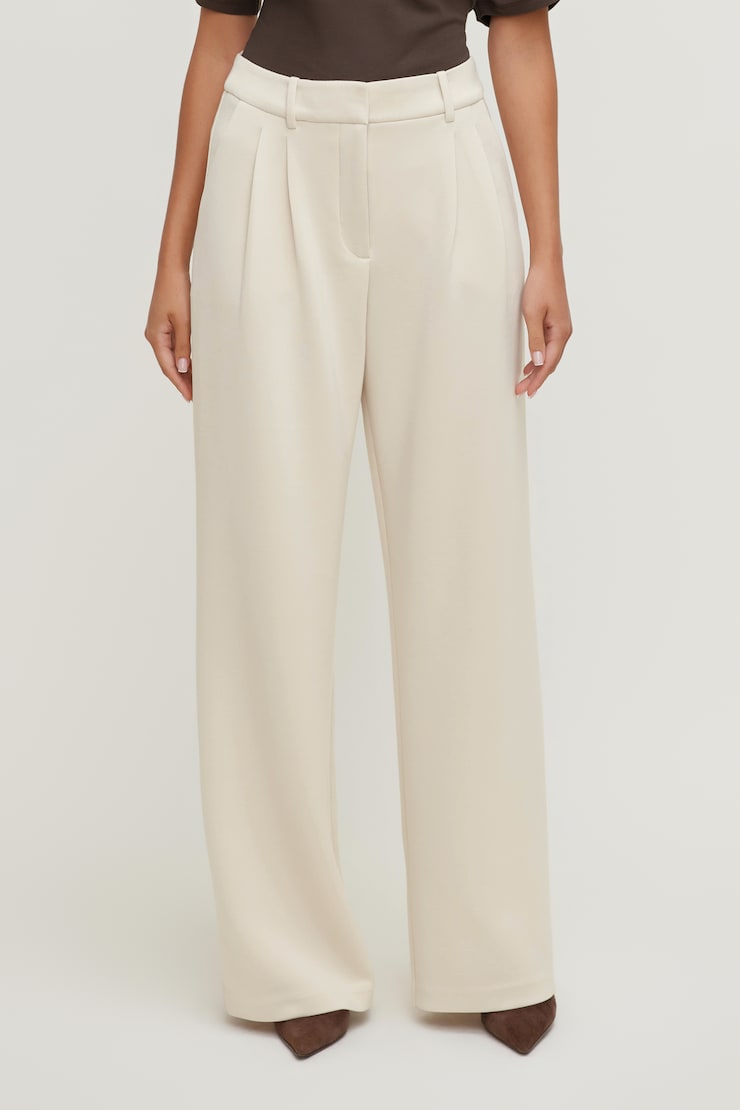 Alex Anywear Wide Leg Pants Rainy Day Beige large