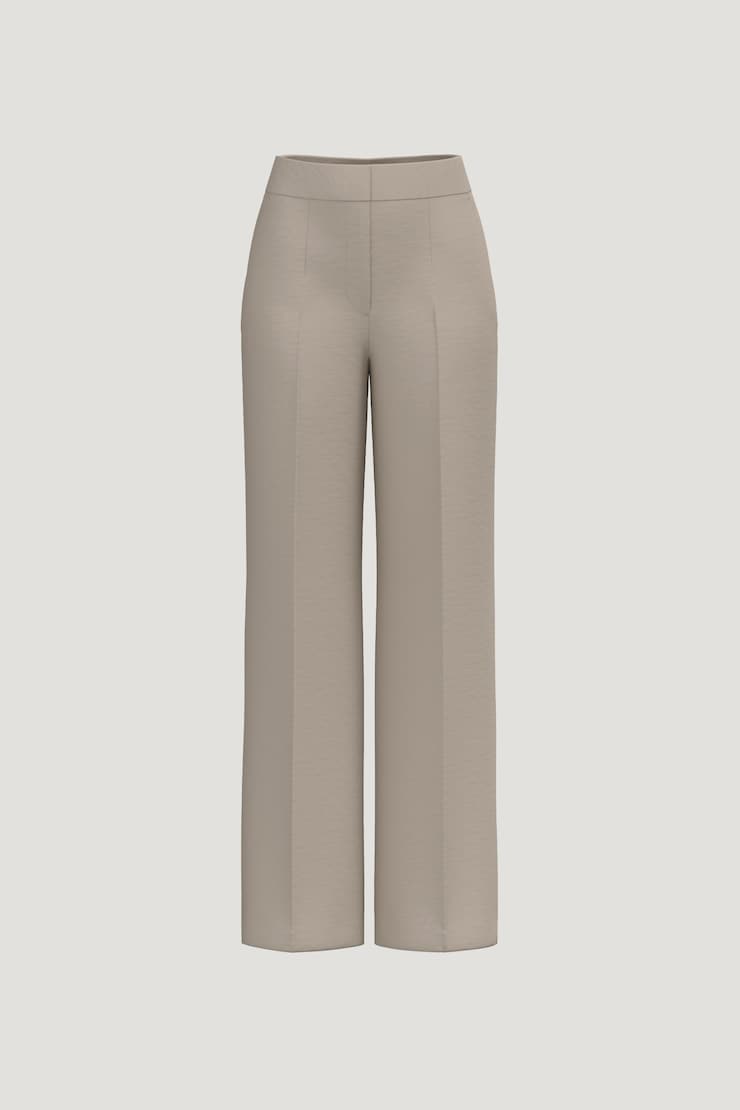 Pantalon fluide à jambe droite Yasmin
