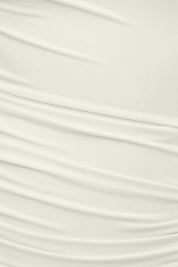 Robe maxi sculptante à fente