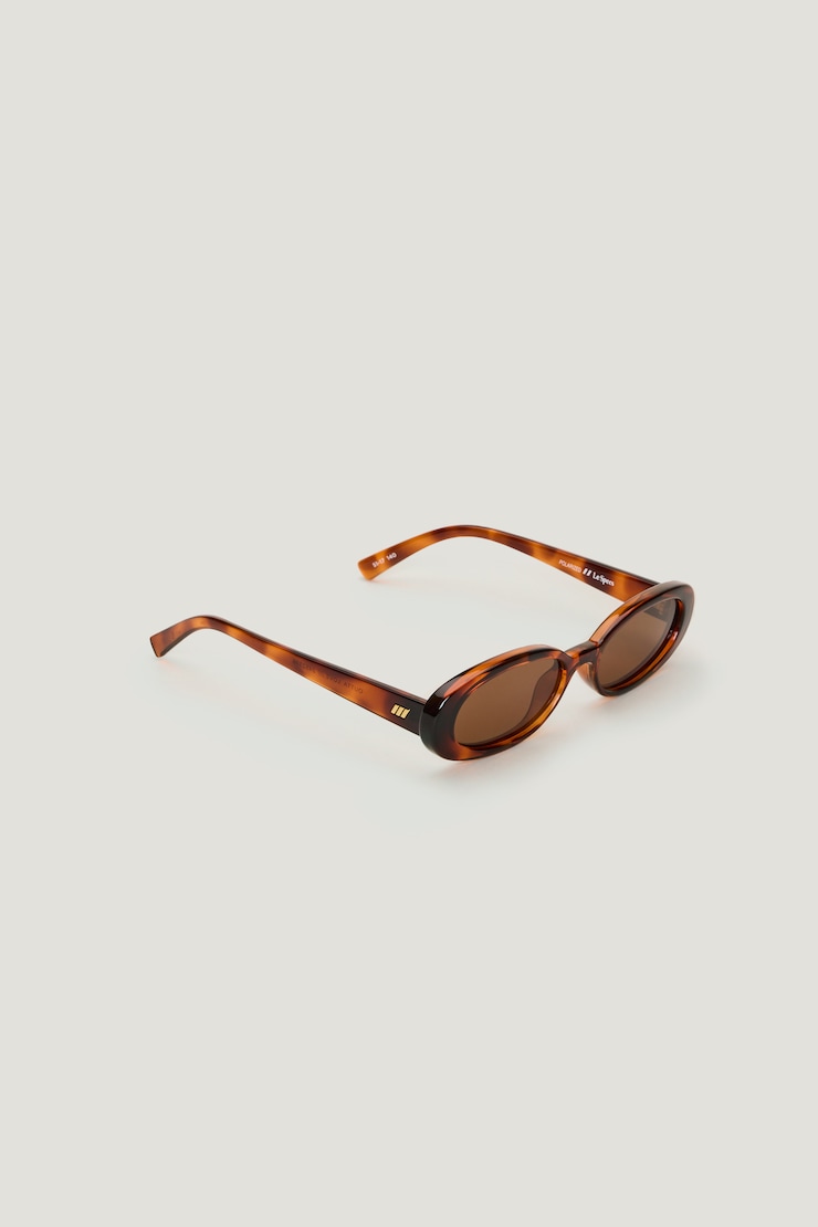 LE SPECS | Outta Love Oval Sunglasses Toffee Tort large