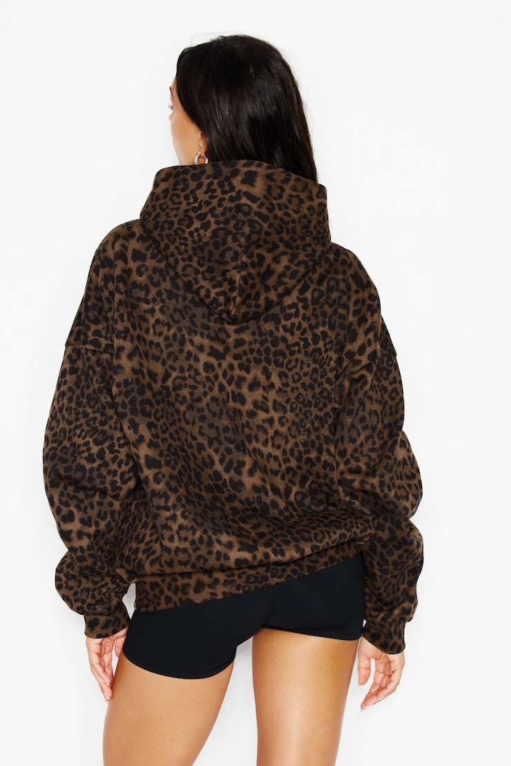 UltraFleece Hoodie, Untamed Leopard, large