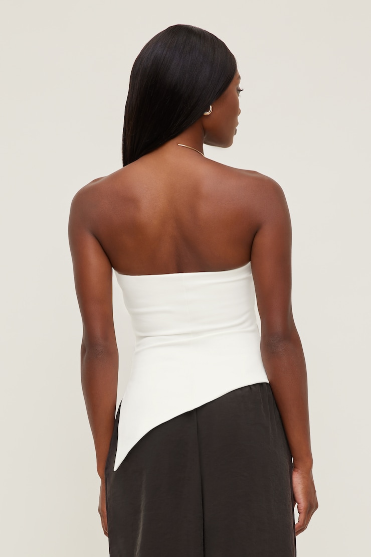 Slit Ponte Tube Top