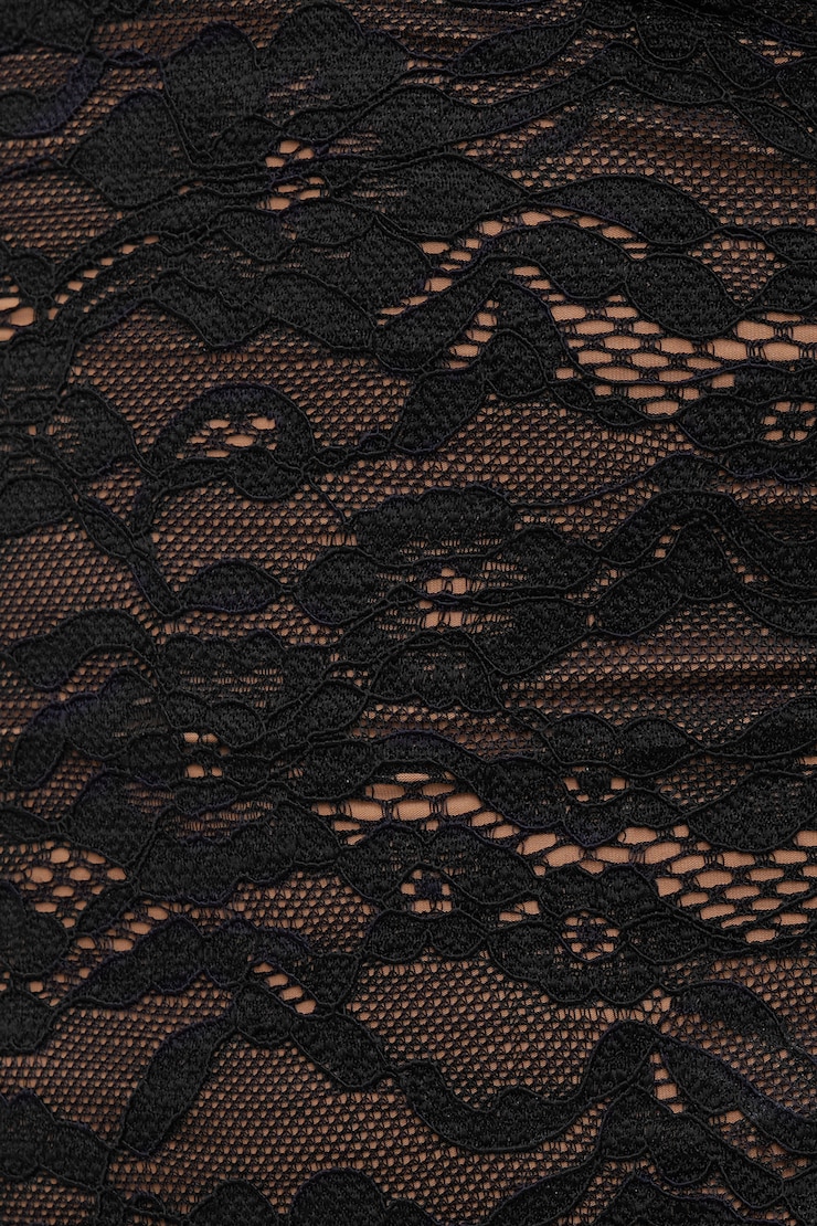 Monet Lace Top Jet Black large