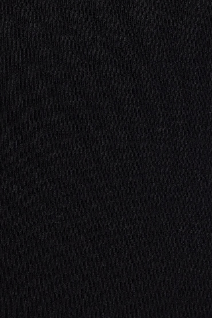 SnatchRib Boatneck 3/4 Sleeve Top, Jet Black, large