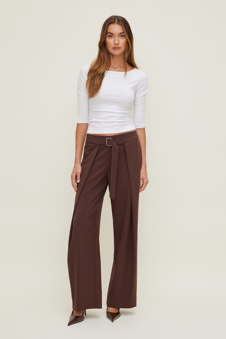 Pantalon à plis Tate