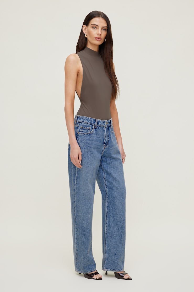Mika Mid Rise Relaxed Straight Leg Jeans