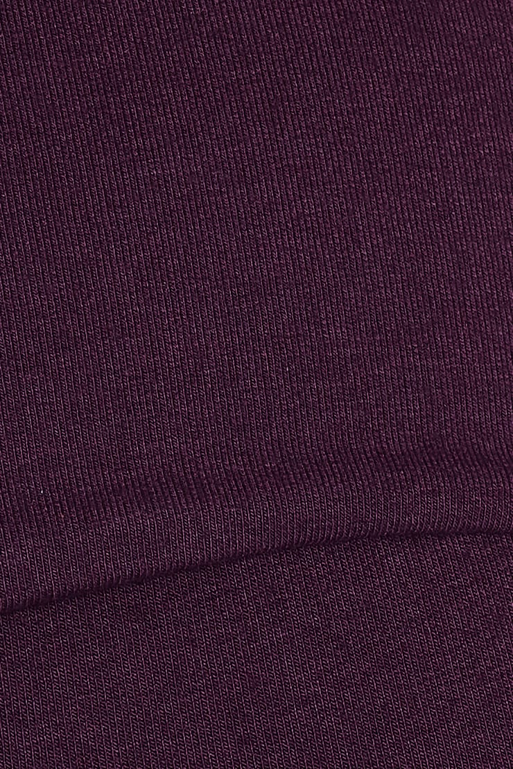 StretchTerry™ Foldover Bootcut Pants, WILD BERRY, large